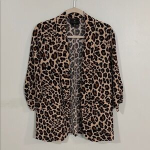 Worthington Animal Print Blazer